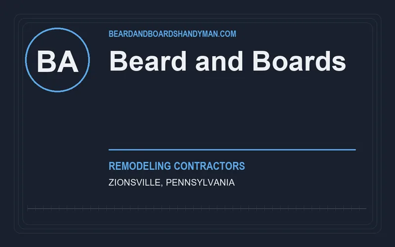 Beard and Boards in Zionsville, Pennsylvania