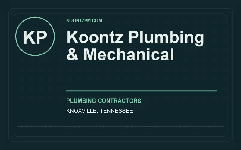 Koontz Plumbing & Mechanical in Knoxville, Tennessee