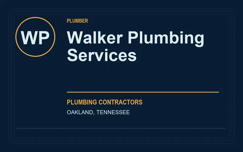 Walker Plumbing Services in Oakland, Tennessee