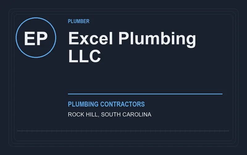 Excel Plumbing LLC in Rock Hill, South Carolina