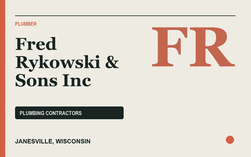 Fred Rykowski & Sons Inc in Janesville, Wisconsin