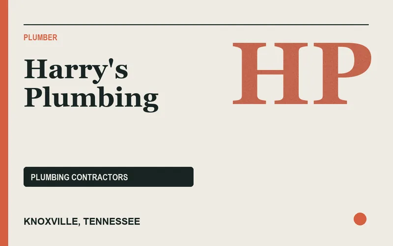 Harry's Plumbing in Knoxville, Tennessee