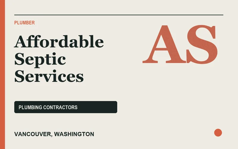 Affordable Septic Services in Vancouver, Washington