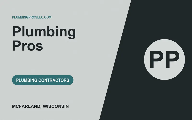 Plumbing Pros in McFarland, Wisconsin