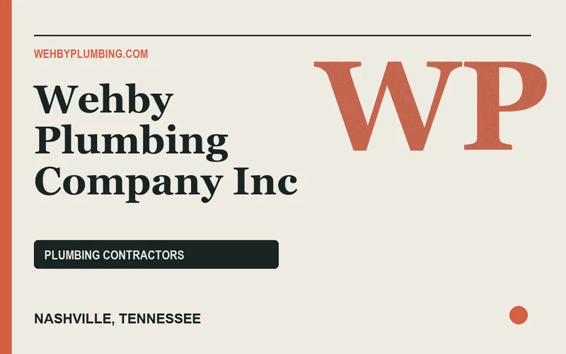 Wehby Plumbing Company Inc in Nashville, Tennessee