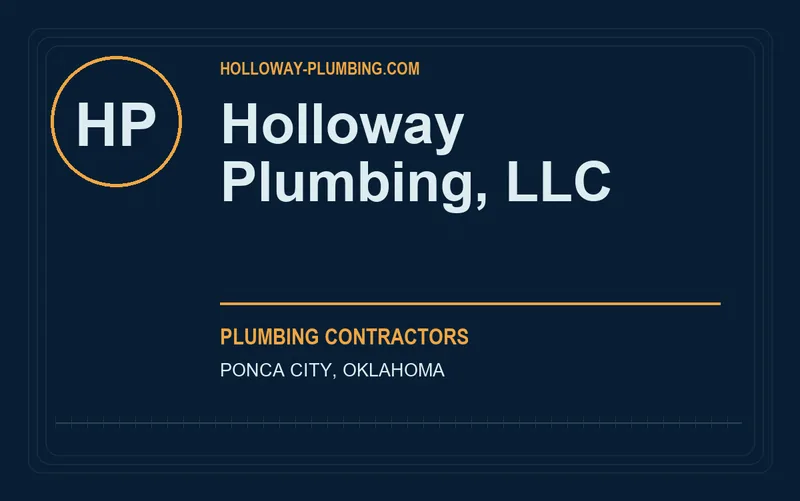 Holloway Plumbing, LLC in Ponca City, Oklahoma