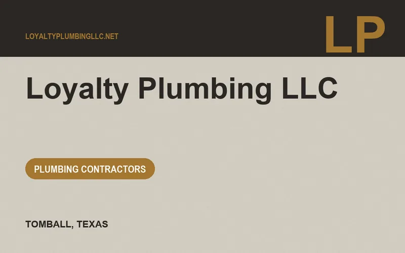 Loyalty Plumbing LLC in Tomball, Texas