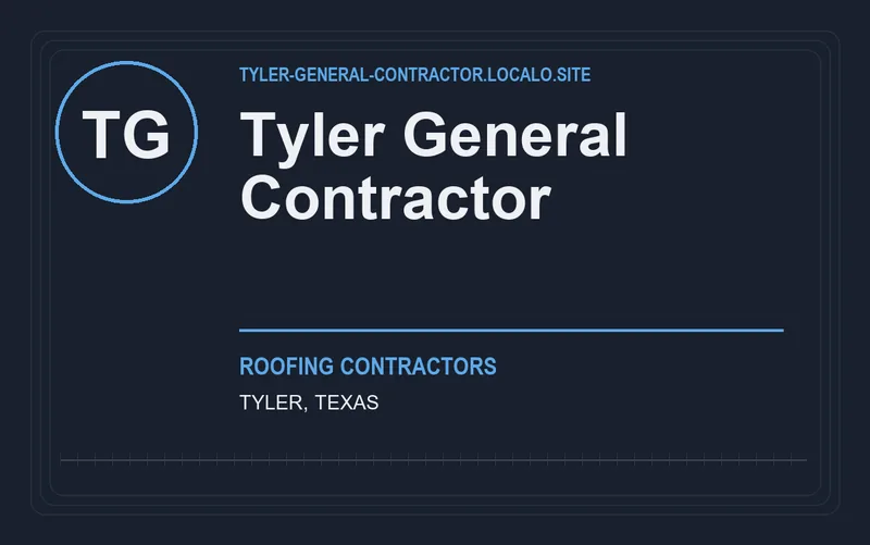 Tyler General Contractor in Tyler, Texas