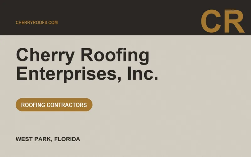 Cherry Roofing Enterprises, Inc. in West Park, Florida