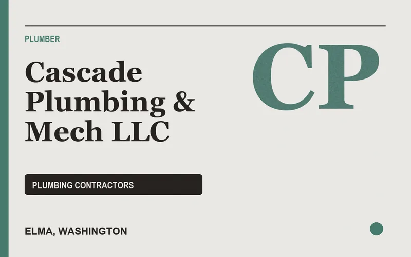 Cascade Plumbing & Mech LLC in Elma, Washington