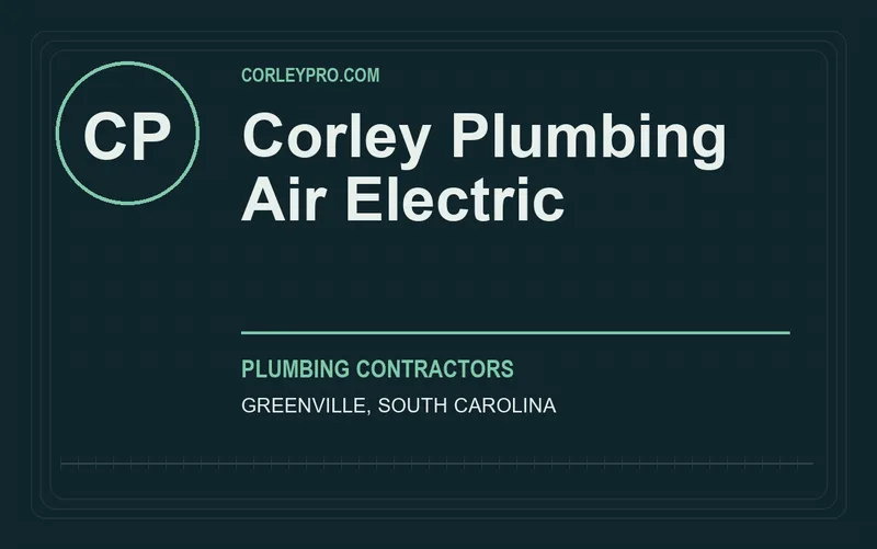 Corley Plumbing Air Electric in Greenville, South Carolina