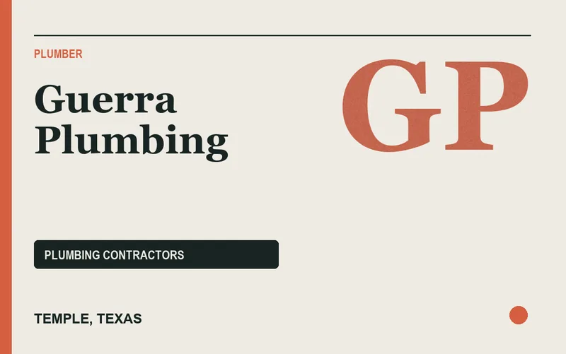 Guerra Plumbing in Temple, Texas