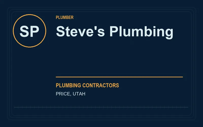 Steve's Plumbing in Price, Utah