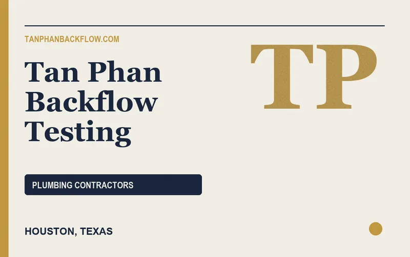 Tan Phan Backflow Testing in Houston, Texas