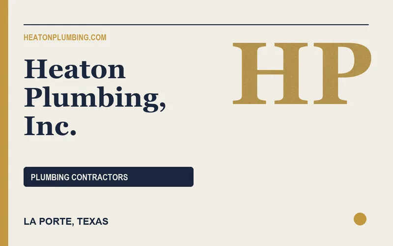 Heaton Plumbing, Inc. in La Porte, Texas