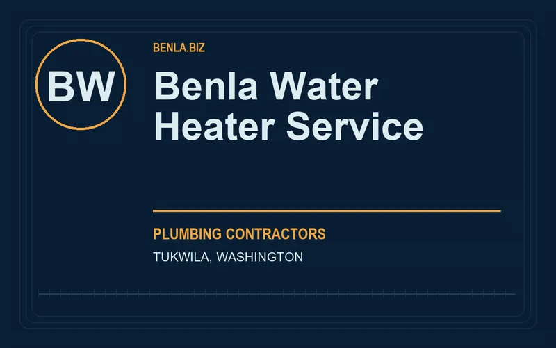 Benla Water Heater Service in Tukwila, Washington