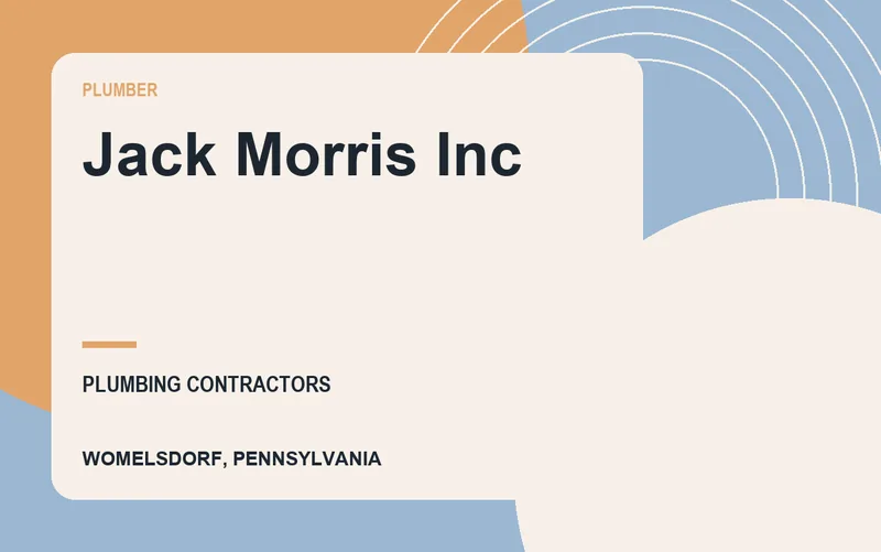 Jack Morris Inc in Womelsdorf, Pennsylvania
