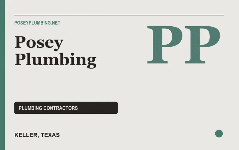 Posey Plumbing in Keller, Texas