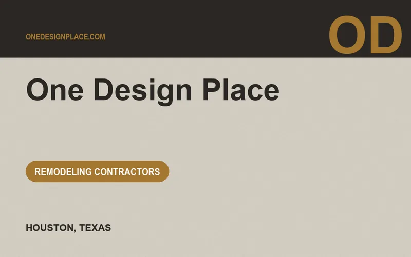 One Design Place in Houston, Texas