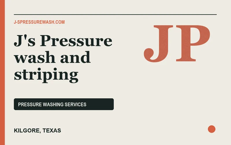J's Pressure wash and striping in Kilgore, Texas