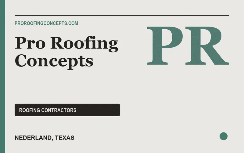 Pro Roofing Concepts in Nederland, Texas