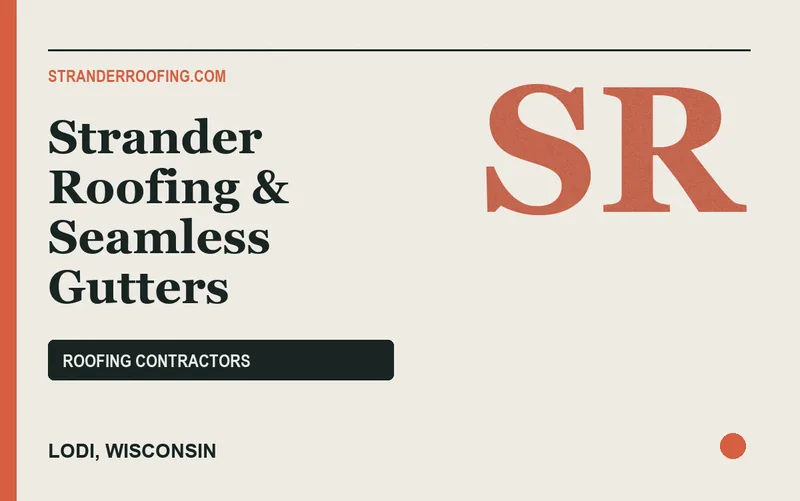 Strander Roofing & Seamless Gutters in Lodi, Wisconsin
