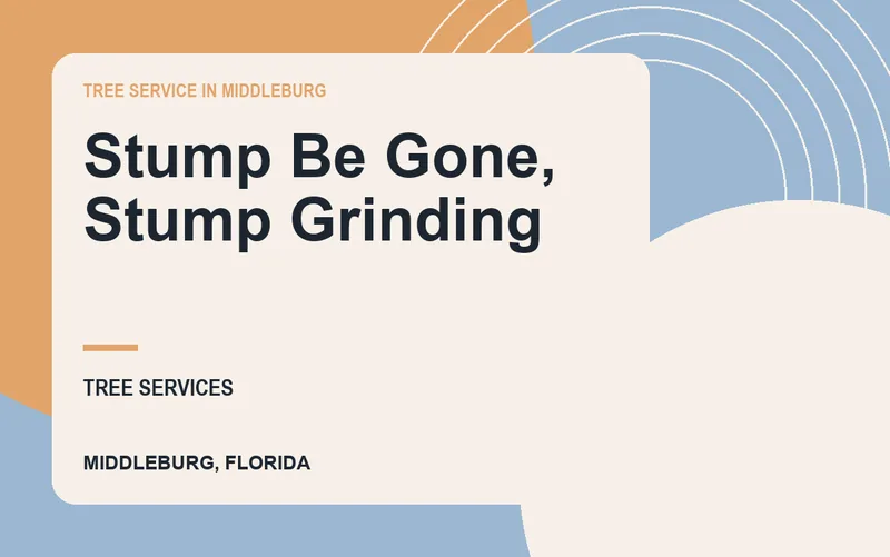Stump Be Gone, Stump Grinding in Middleburg, Florida