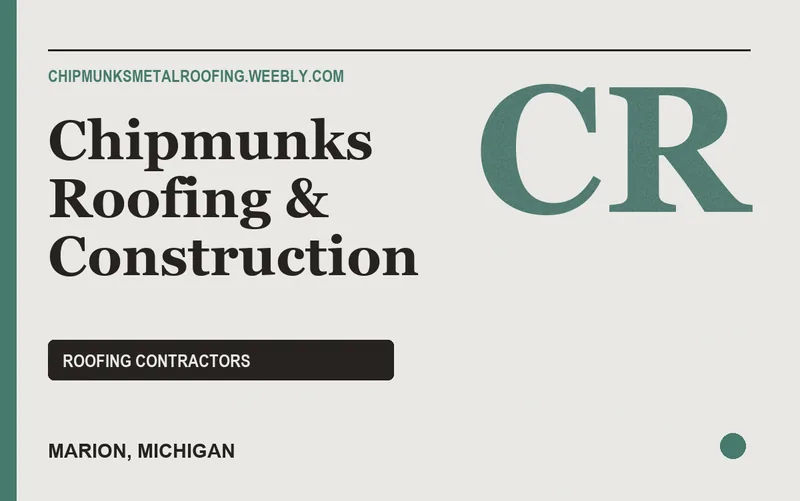 Chipmunks Roofing & Construction in Marion, Michigan