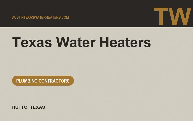 Texas Water Heaters in Hutto, Texas