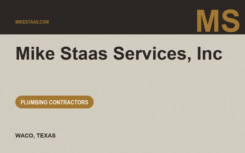 Mike Staas Services, Inc in Waco, Texas