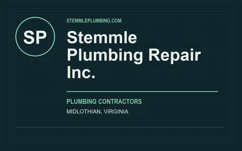Stemmle Plumbing Repair Inc. in Midlothian, Virginia