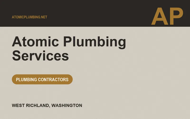 Atomic Plumbing Services in West Richland, Washington