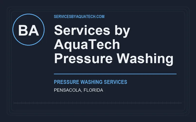 Services by AquaTech Pressure Washing in Pensacola, Florida
