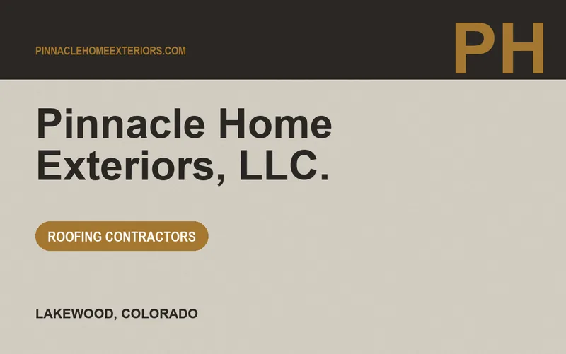 Pinnacle Home Exteriors, LLC. in Lakewood, Colorado