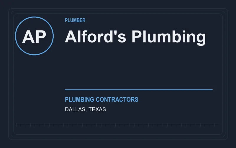 Alford's Plumbing in Dallas, Texas