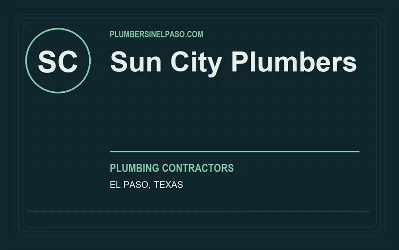 Sun City Plumbers in El Paso, Texas