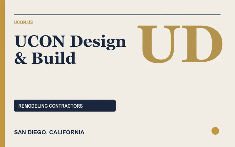 UCON Design & Build in San Diego, California