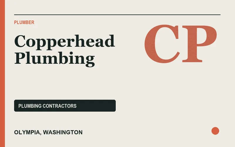 Copperhead Plumbing in Olympia, Washington