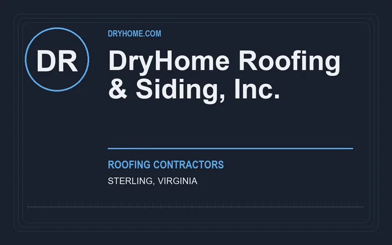 DryHome Roofing & Siding, Inc. in Sterling, Virginia