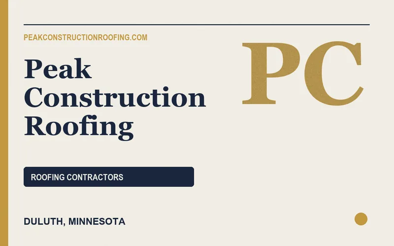 Peak Construction Roofing in Duluth, Minnesota