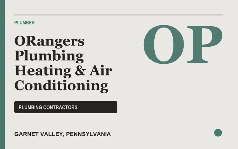 ORangers Plumbing Heating & Air Conditioning in Garnet Valley, Pennsylvania