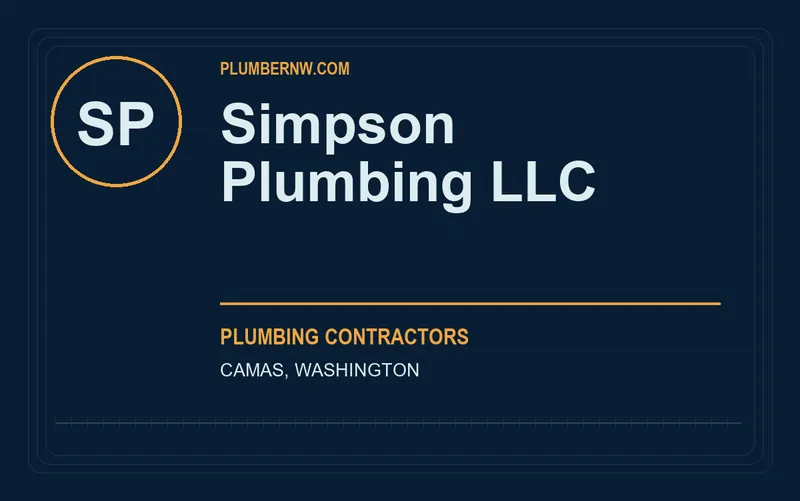 Simpson Plumbing LLC in Camas, Washington