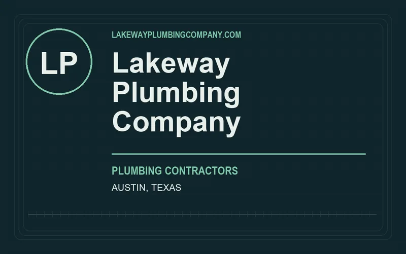 Lakeway Plumbing Company in Austin, Texas