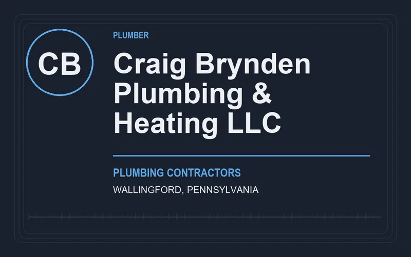 Craig Brynden Plumbing & Heating LLC in Wallingford, Pennsylvania