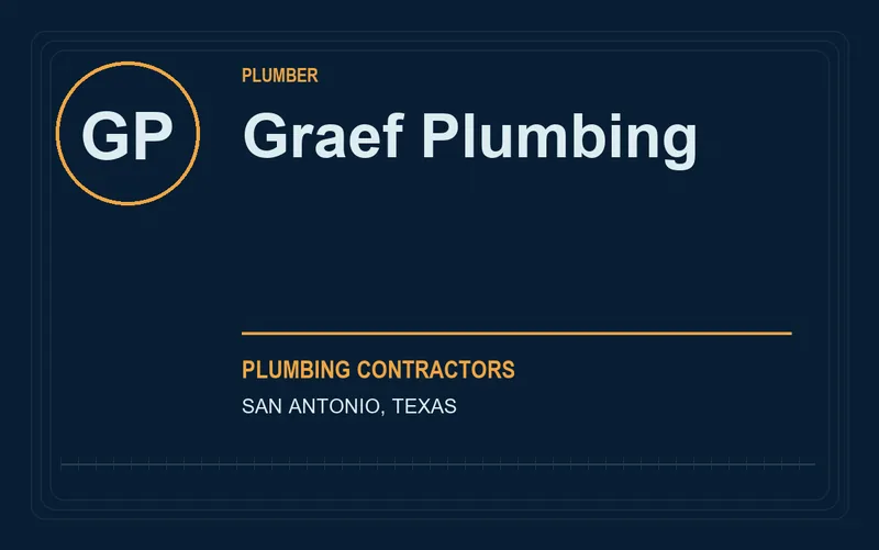 Graef Plumbing in San Antonio, Texas