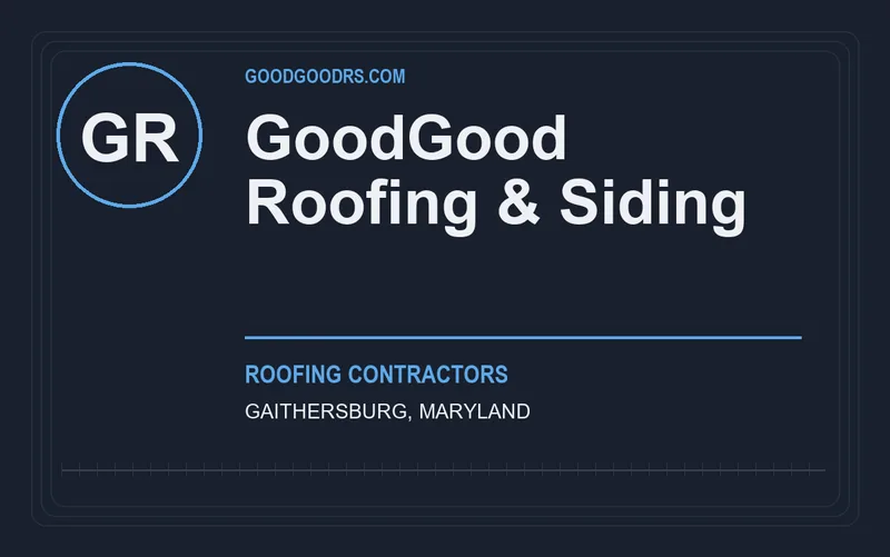 GoodGood Roofing & Siding in Gaithersburg, Maryland