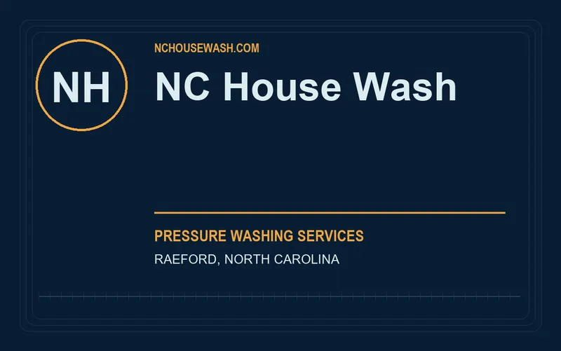 NC House Wash in Raeford, North Carolina