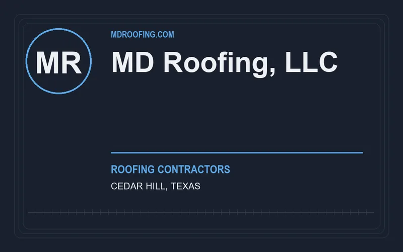 MD Roofing, LLC in Cedar Hill, Texas
