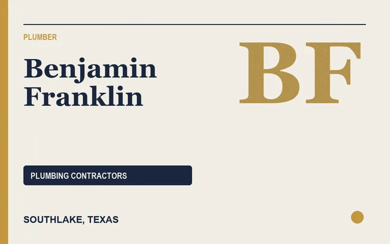 Benjamin Franklin in Southlake, Texas