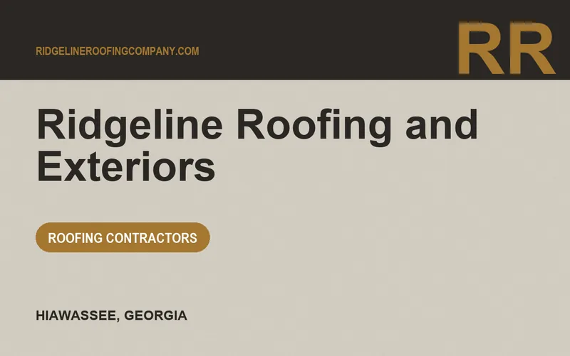 Ridgeline Roofing and Exteriors in Hiawassee, Georgia